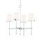 Maxim Lighting Huntington 4-Light Chandelier 32364WTSN - alternate 1